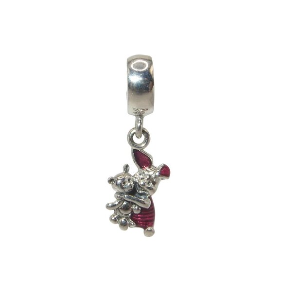 Pandora Disney Winnie the Pooh Piglet Enamel & SS .925 Charm 792134EN117 - Picture 1 of 7